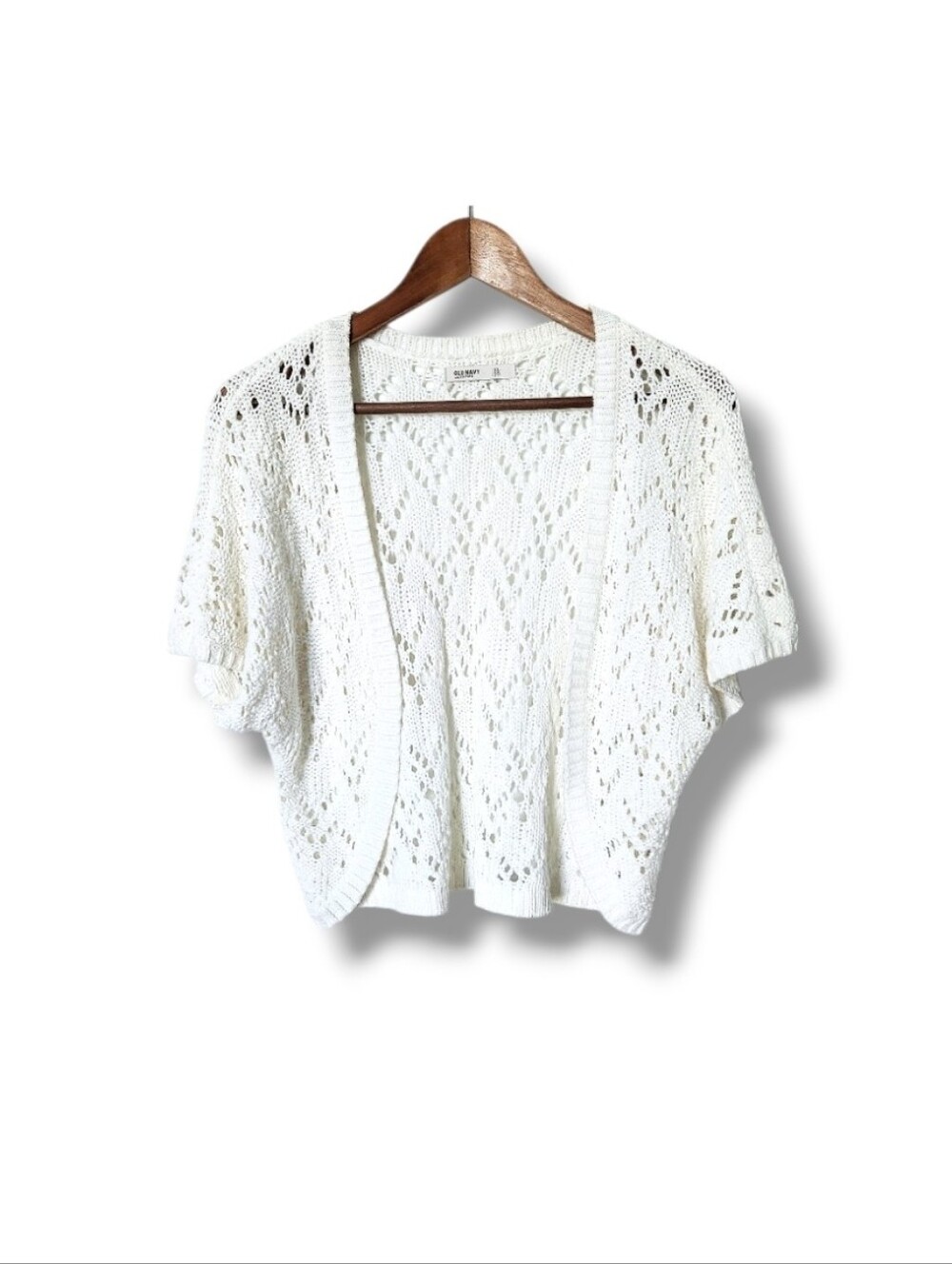 Old Navy Cropped Short Sleeve Cardigan Shrug | XL
